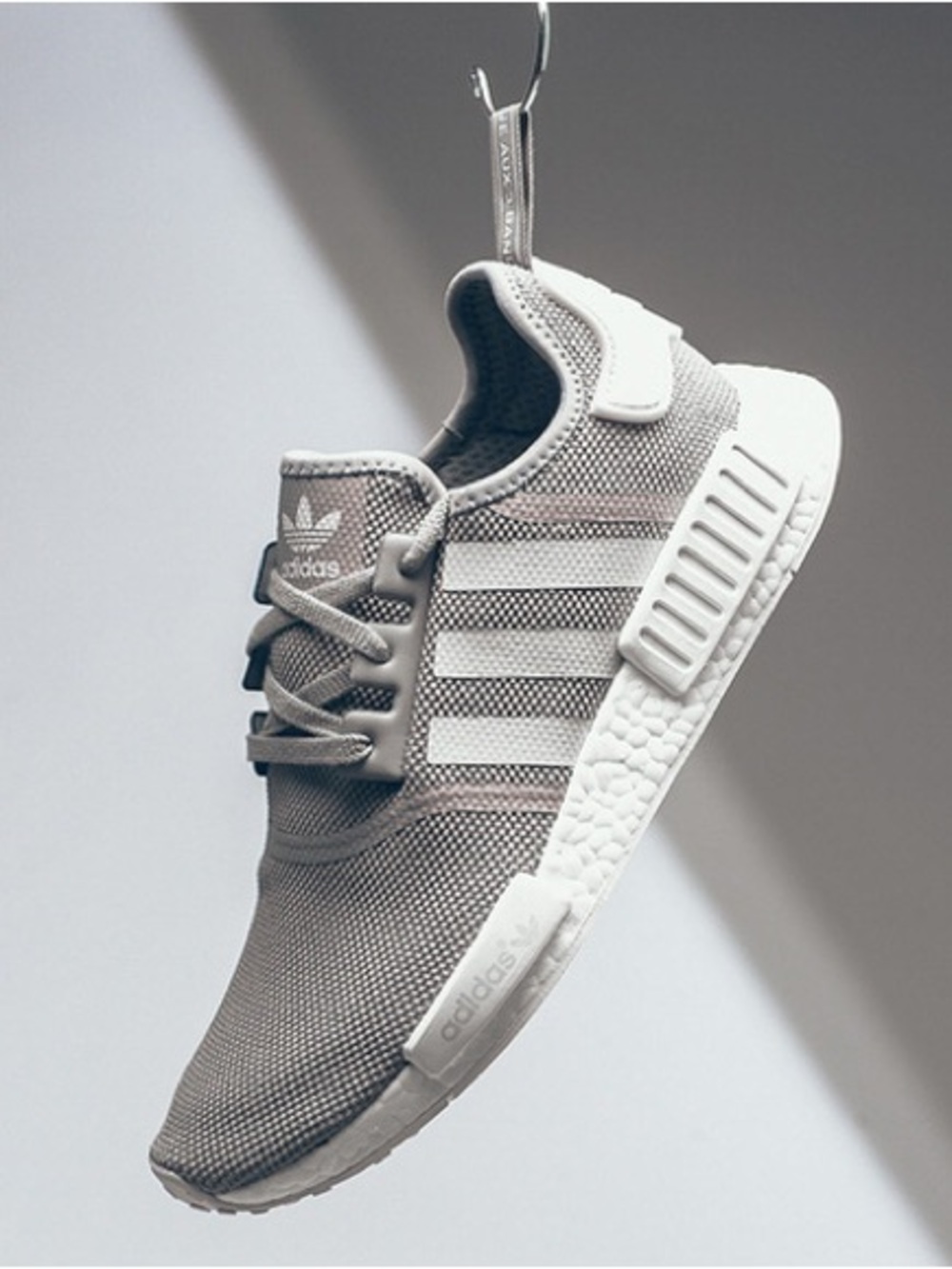 Adidas NMD_r1 Grey Sneakers - Size Men 4.5 / Women 6